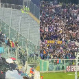 Pioggia al Franchi durante Fiorentina-Napoli, parte il coro: "Quando piove vi lavate!" | VIDEO