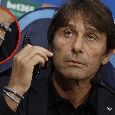 Conte scaramantico e sempre pi&ugrave; "napoletano": indossa l'amuleto alla vigilia di Napoli-Sporting | FOTO