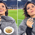 Roma-Napoli, c'era anche Serena Rossi allo stadio Olimpico: sfida tra cucina napoletana e romana