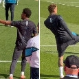 Lang e Neres si divertono cos&igrave;: guardate che fanno prima di Napoli-Bologna | VIDEO