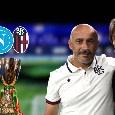 Supercoppa, probabili formazioni Napoli-Bologna: Conte ha un dubbio in avanti, Italiano ha scelto l'undici