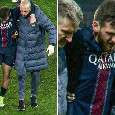 Infortunio Kvaratskhelia, esce zoppicando in lacrime durante PSG-Newcastle