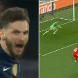 Kvaratskhelia incanta con il PSG in Champions League: che gol contro il Bayern Monaco! | VIDEO