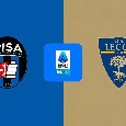 Formazioni ufficiali Pisa-Lecce: le scelte di Hiljemark e Di Francesco
