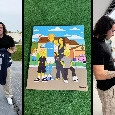 La famiglia De Bruyne in versione The Simpson: l'incontro a Napoli con Steart | FOTO