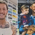 Mazzocchi felicissimo, mostra orgoglioso il ritratto con sua figlia al Maradona | FOTO