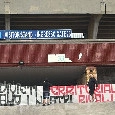Divieto Napoli-Bologna, la Curva A non ci sta: striscione al Maradona | FOTO