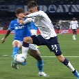 Moviola Napoli-Bologna, contatto Di Lorenzo-Miranda: l'arbitro assegna il rigore! Marelli: "Non lo tocca proprio il pallone" | FOTO