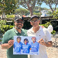 Il Club Napoli Isola d\'Ischia incontra i miti del passato: ad Alemao e Careca le opere pop dell’artista Mikelart | FOTO