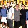 Le Napoli Legends ancora insieme a Napoli: cena tutta napoletana per Lavezzi, Gargano e Bogliacino | FOTO