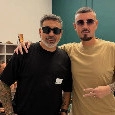 Il Pocho Lavezzi &egrave; ancora a Napoli: lo scatto social con il cantante neomelodico Raffaello | FOTO