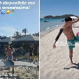 Mazzocchi gioca con Roberto Insigne, sfida in spiaggia a calcio-tennis | VIDEO