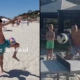 Mazzocchi, showtime in spiaggia in Sardegna! Fra palleggi e teqball con Roberto Insigne! | VIDEO