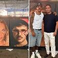 Regalo speciale per Geolier: ritratto di Jorit per Emanuele e la sua fidanzata Chiara Frattesi | FOTO