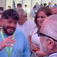 Siparietto tra Diego Maradona Junior e il presidente De Laurentiis | VIDEO