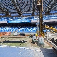 Proseguono i lavori allo stadio Maradona, l'aggiornamento dell'assessore Cosenza | FOTO