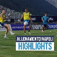 Highlights allenamento SSC Napoli a Dimaro: torello atipico e lavoro di precisione di testa! | VIDEO