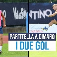Gol Lindstrom e Hojlund: le reti nella partitella del Napoli a Dimaro | VIDEO CN24