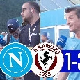 Napoli KO in amichevole! Guardate la reazione di tifosi e giornalisti a Dimaro | VIDEO