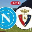 Dove vedere Napoli-Osasuna in Tv e streaming: canale e orario