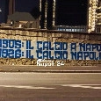 Striscioni in citt&agrave; per il centenario: "1905: il calcio a Napoli. 1926: il calcio Napoli" | FOTO CN24
