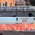 Centenario Napoli, striscione di auguri anche dagli ultras di Genoa e Ancona | FOTO