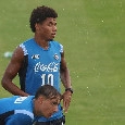 Ritiro a Castel di Sangro, report SSC Napoli: "Neres ha svolto parte della sessione con la squadra"
