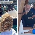 De Laurentiis in barca a Ischia: "Vincere la Champions? &Egrave; un'altra musica..."| VIDEO
