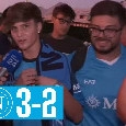 Da 0-2 a 3-2: guardate la reazione dei tifosi napoletani a San Siro | VIDEO