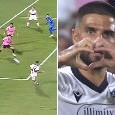 Palermo-Sampdoria, primo gol di Lorenzo Insigne con i blucerchiati