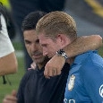 Colloquio De Bruyne-Arteta dopo Napoli-Arsenal: guardate cosa &egrave; accaduto al fischio finale | FOTO
