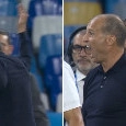 Allegri furioso nel finale di Napoli-Bologna: grida contro Lucca, Max spinge via il vicepresidente Edoardo De Laurentiis | FOTO