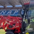 Il Maradona si rif&agrave; il look: lavori al manto erboso in vista del Frosinone | VIDEO