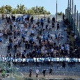 Striscione dei tifosi del Napoli al Franchi: "Dentro per i nostri colori"