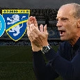 Napoli-Frosinone, la probabile formazione di Allegri da Sky: difesa a 3 e dubbio Di Lorenzo-Politano | FOTO