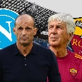 Formazioni ufficiali Napoli-Roma: le scelte di Allegri e Gasperini