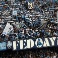 Napoli-Roma, sciarpata da brividi in Curva B: che spettacolo! | FOTO