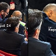 Monza-Napoli, Allegri in tribuna: guardate cosa ha fatto all'intervallo | FOTO CN24