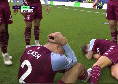 Everton-Aston Villa: Digne e Cash colpiti da oggetti lanciati dagli spalti durante i festeggiamenti del gol [FOTO]