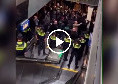 Ultras Napoli invadono Amsterdam: canti e cori in metropolitana! | VIDEO