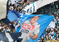 Entusiasmo al Maradona: in Curva B spunta la bandiera di Starace | FOTO