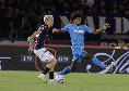 Lecce-Napoli 0-2: Cajuste entra al posto di Lobotka