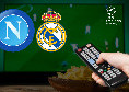 Napoli Real Madrid dove vederla in tv e streaming? Canale Sky