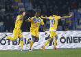 Napoli-Frosinone, 7 precedenti al Maradona: l'ultima volta 0-4 in Coppa Italia