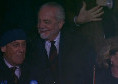 De Laurentiis in tribuna all'Olimpico per assistere a Milan-Bologna