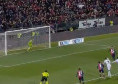 Clamoroso Cagliari-Juve, 2-0 a fine primo tempo: gol di Gaetano su rigore | VIDEO