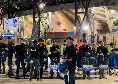 Napoli-Roma 2-2, polizia blinda il Maradona: temevano la contestazione a fine partita | VIDEO
