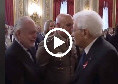 De Laurentiis incontro il presidente Mattarella al Quirinale: il saluto tra i due | VIDEO