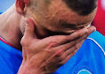 Lobotka in lacrime dopo Napoli-Bologna 0-2! Piange afflitto in mezzo al campo | VIDEO
