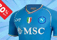 SSC Napoli, la maglia con lo scudetto in offerta! Link e prezzo scontato